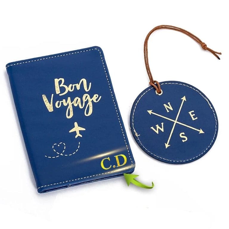 Porte-passeport personnalisé pour les voyages – Cadeau de vacances pour les passionnés d'aventure