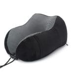 coussin voyage memoire de forme noir