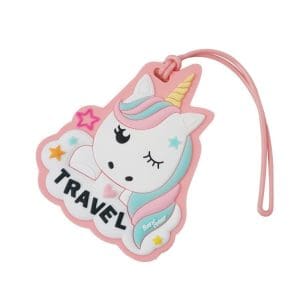 etiquette bagage licorne travel