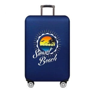 housse valise sunset beach