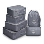 organisateur valise voyage set de 6 pochettes