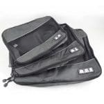 organisateur de valise travelbasics gris set de 3