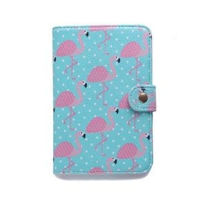 portefeuille passeport voyage flamingo