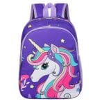 sac a dos licorne enfant fille violet