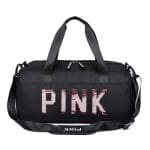 sac de sport compartiment chaussures femme pink