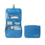 trousse de toilette voyage à suspendre travelbasics bleu ciel